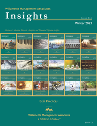 Willamette Management Advisors Winter 2023 Insights